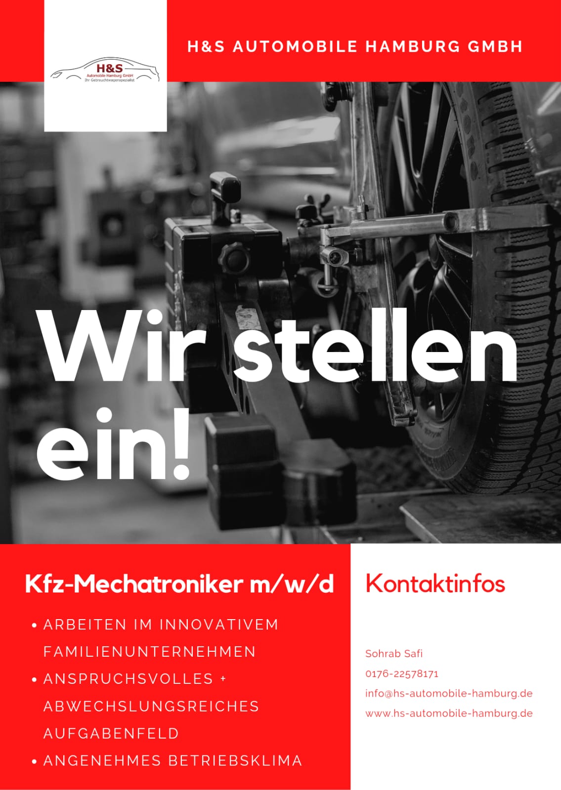 Jobs - Kfz-Mechatroniker m/w/d